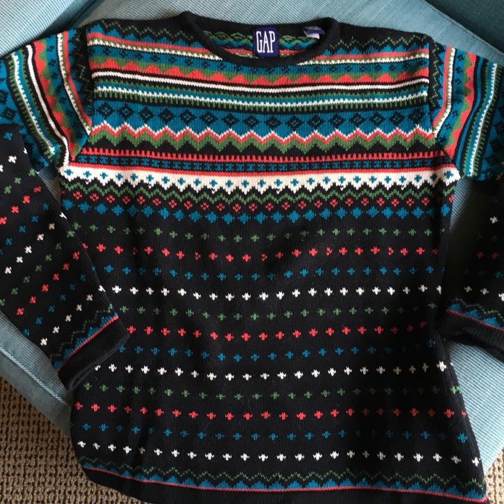 GAP ski sweater from way way back in the day!